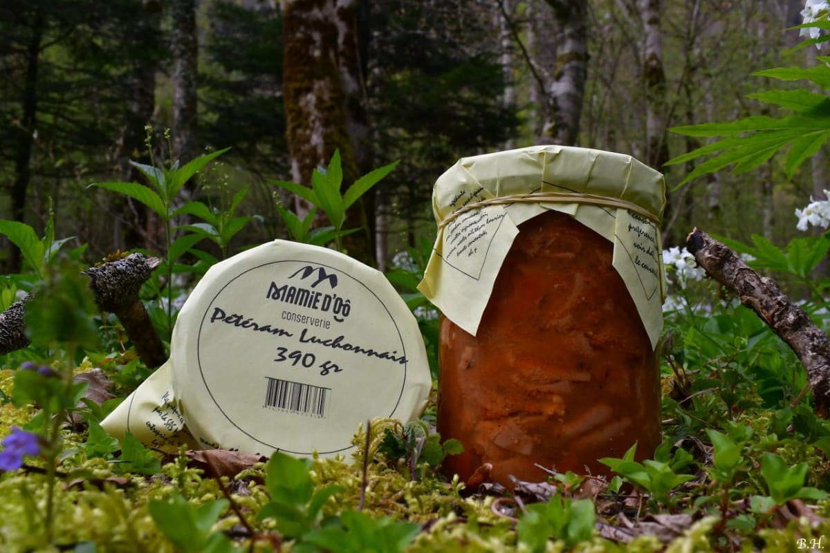 photo de conserve artisanale de pétéram luchonnais , produit régional
